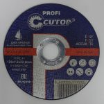 Профессиональный диск отрезной по металлу Т41-125 х 1,2 х 22,2 Cutop