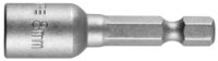 Бита STAYER с торцовой головкой, "Нат-драйвер", магнитная, тип хвостовика - E 1/4", длина 48 мм, 8мм в ставрополе